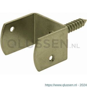 QlinQ vlechtschermsteun type U geelverzinkt 48 mm set 2 stuks 1032786