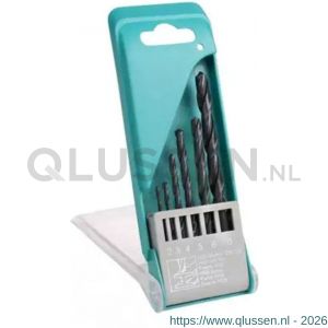 REX set Economy HSS-R DIN 338 6 delig stevige cassette 30890699