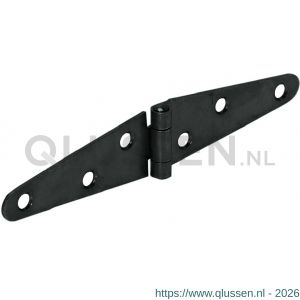 Herag staartheng 75 mm zwart 700113