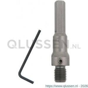 REX verloopschacht van 100 mm voor boorkroon van zeskant naar M16 4610101