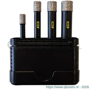 REX Granito diamantboorset droog met waxkoeling zeskant 5-6-8-10 mm 7288904