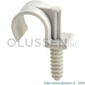 Index AB-TS buisklem met nagel voor 1 buis 20 mm nylon IXABTS020