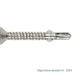 Index vleugeltekschroef zelfborend met 2 vleugels 4.8x45 mm Torx T 25 verzinkt IXATA4845