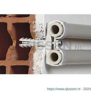 FM CTND buisklem met meegegoten plug voor 2 buizen met diameter 14 mm 47117014