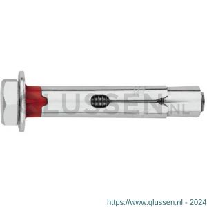 Index CH-8.8 E krachtkeilanker met zeskantbout 8.8 M6x40 mm diameter 8 mm verzinkt IXACHT8808E