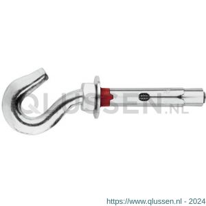 Index CH-GF A2 krachtkeilanker met haakbout M10x70 mm diameter 12 mm RVS A2 IXACHGA212C