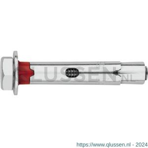 Index CH-TO krachtkeilanker met zeskant-bout 6.8 M20x130 mm diameter 25 mm verzinkt IXACHT25C