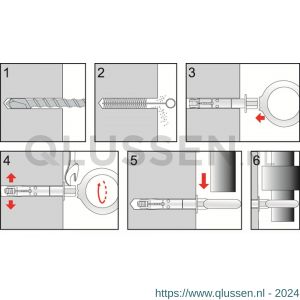 FM 744 keilbouthuls met oogbout 14x50 mm M8 40845408