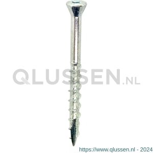 Woodies Ultimate glaslatschroef 3,5x40/26 mm verzonken kop VK Torx T 10 verzinkt 61535374