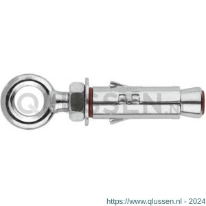 Index HI-AR keilanker met oogbout M10x65 mm diameter 16 mm verzinkt IXAHIAR1065