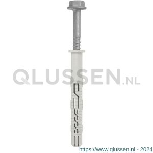 Klimas KPR-FAST-K kozijnplug nylon 12x 80 mm zeskant SW 13-Torx T 40 verzinkt ETA KLKPRFAST12080K