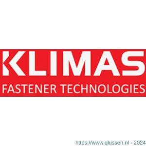 Klimas MLN stalen isolatiehouder 8x300 mm diameter 35 mm verzinkt KLMLN08300