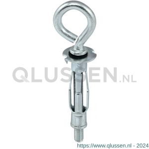 Klimas MHO hollewandanker M4x32 mm oog verzinkt KLMHO04032