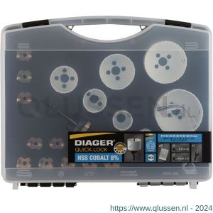 Diager set Quick Lock gatenzagen voor onderhoudmonteur 14400122