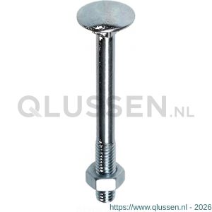 Steelies Ultimate slotbout DIN 603/555 M8x110 mm 4.8 verzinkt 80210801101