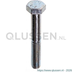 Steelies zeskantbout DIN 931 M12x35 mm RVS A4 64701200351
