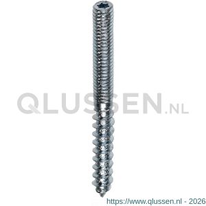 Steelies Ultimate stokeind M6x50 mm Torx T 15 verzinkt 87210600501