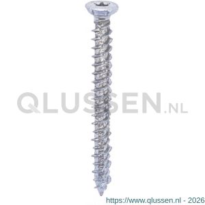 Steelies Ultimate beton-kozijnschroef 7,5x52 mm verzonken kop VK Torx T 30 verzinkt M0010750521