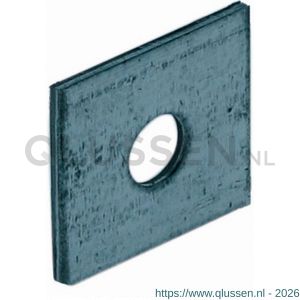 Steelies Ultimate vierkante sluitplaat DIN436 M16 50x4 mm verzinkt A8111600501