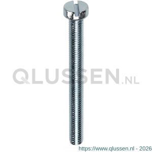 Steelies Ultimate metaalschroef DIN 84A M3x 8 mm cilinderkop CK verzinkt 40210300081