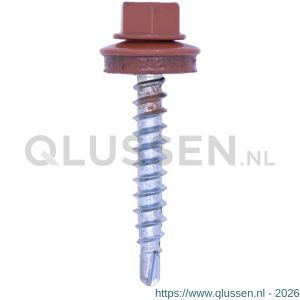 Steelies Ultimate boorschroef 4,8x35 mm EPDM ring diameter 14 mm RAL 8004 5801048035R8004