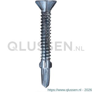 Steelies Ultimate vleugelteksschroef 6,3x80 mm verzonken kop Torx T 30 verzinkt 3F010630801