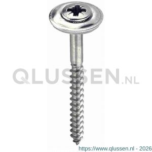 Steelies Ultimate spenglerschroef 4.5x30 mm Pozidriv PZ 2 RVS A2 met 20 mm ring 57600450304