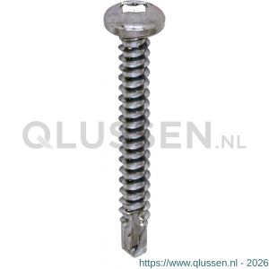 Steelies Ultimate boorschroef DIN 7504N 3,5x9,5 mm bolcilinderkop CK vierkant verzinkt 31010350091