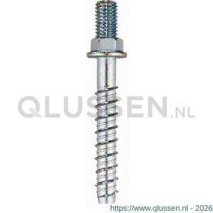 Steelies Ultimate betonschroefanker draadeind/moer 6x35 mm diameter 6 mm verzinkt M8010600351