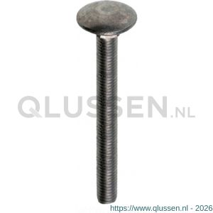 Steelies Ultimate slotbout DIN 603 M5x100 mm RVS A2 voldraad 80600501001