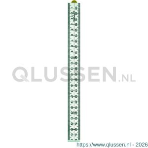 Schuil duimstok kunststof wit 1 m mm-cm 4 delen 8624
