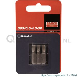 Bahco 59S/ 3P bit zaagsnede 1/4 inch 25 mm 0.6-4.5 inch 3 delig 59S/0.6-4.5-3P