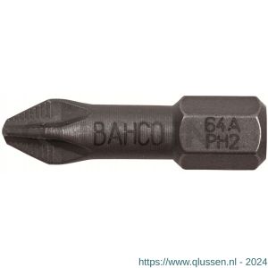 Bahco 64A/PH bit 1/4 inch 25 mm Phillips PH 2 ACR 10 delig 64A/PH2