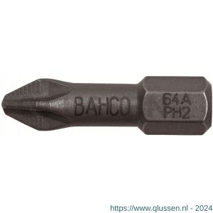 Bahco 64A/PH bit 1/4 inch 25 mm Phillips PH 1 ACR 10 delig 64A/PH1