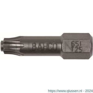 Bahco 65I/T bit 1/4 inch 25 mm Torx T 10 RVS 5 delig 65I/T10