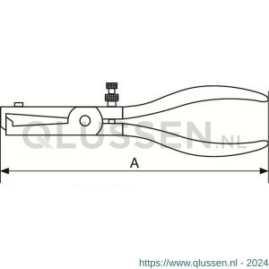 Bahco NSB407 vonkvrije draadstriptang CU-BE koper beryllium 160 mm NSB407-160