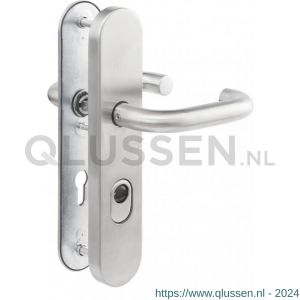 Maasland E-D1102-AKK veiligheids deurbeslag kruk-kruk PC 72 aluminium SKG***