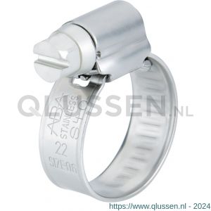 Aba slangklem Nova 15-24/9 mm W4 RVS A2 3440025