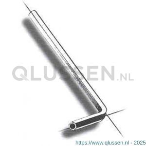 Secufast inbussleutel Pin Hexagon 5 mm 199690 lang 3070040