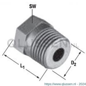 Norma slangverbinder koppeling Normaplast BST M14x1.1/2 inch 7118905000