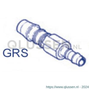 Norma slangkoppeling Normaplast Push-On slangconnector GRS 6-4 mm 7518906004