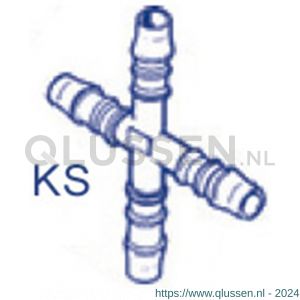 Norma slangkoppeling Normaplast Push-On slangconnector KS 4 mm 7728900004