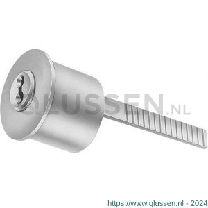 Evva buitencilinder kern centrisch 3KS diameter 28 mm keersleutel verschillend sluitend messing vernikkeld AZMB-3KS-NI