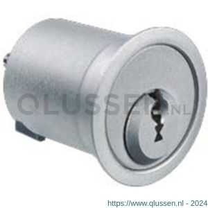 Evva meubelcilinder 31 mm lang NL diameter 25 mm stiftsleutel conventioneel plan messing vernikkeld MRT25-31-NL-HS