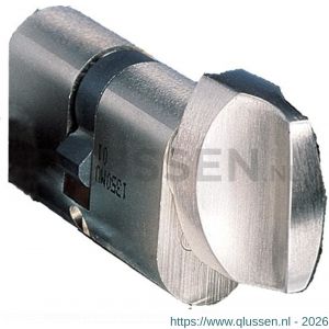 Evva ovaalcilinder NL 31/K31=62 mm stiftsleutel conventioneel plan messing vernikkeld UKZ-NL-HS