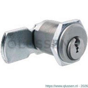 Evva plaatmontagecilinder TSC M22x0,75 mm stiftsleutel conventioneel verschillend sluitend messing vernikkeld MB23G-TSC-NI