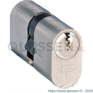 Evva ovaalcilinder TSC 31/31=62 mm stiftsleutel conventioneel verschillend sluitend messing vernikkeld UDZ-TSC-NI