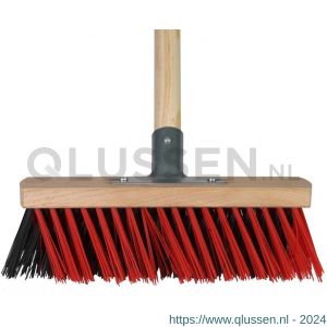Talen Tools X-bezem buiten 30 cm rood-zwart compleet BB83C