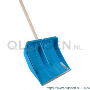 Talen Tools sneeuwruimer 40 cm blauw kunststof met steel G8