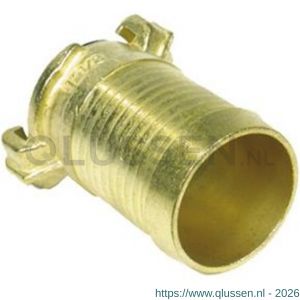 Talen Tools GK-snelkoppeling met slangtule diameter 38 mm messing op kaart RK5060BL